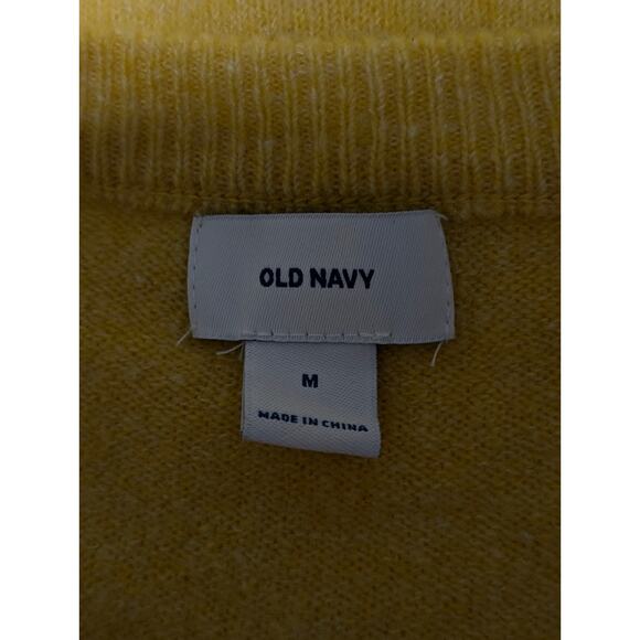 Old Navy Yellow Pullover Mediumweight Sweater Size Medium - Picture 4 of 5